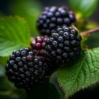 Brombeeren hoch Qualität 4k hdr foto