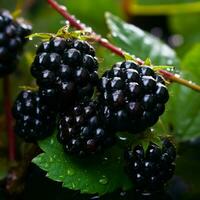 Brombeeren hoch Qualität 4k hdr foto