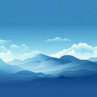 azurblau minimalistisch Hintergrund hoch Qualität 4k hdr foto