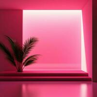 heiß Rosa minimalistisch Hintergrund hoch Qualität 4k hdr foto
