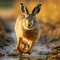 Hase wild Leben Fotografie hdr 4k foto