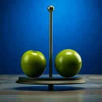 Olive Grün vs. elektrisch Blau hoch Qualität foto