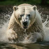 Polar- Bär wild Leben Fotografie hdr 4k foto