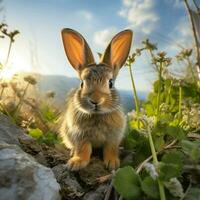 Hase wild Leben Fotografie hdr 4k foto