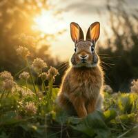 Hase wild Leben Fotografie hdr 4k foto