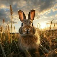 Hase wild Leben Fotografie hdr 4k foto