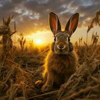 Hase wild Leben Fotografie hdr 4k foto