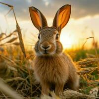 Hase wild Leben Fotografie hdr 4k foto