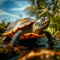 Schildkröte wild Leben Fotografie hdr 4k foto