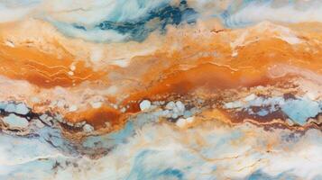 abstrakt Marmor Textur Achat Gold orange, ai foto