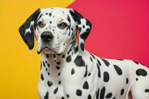 Foto von Dalmatiner Hund. ai generativ Profi Foto