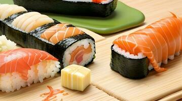 kulturell Bedeutung von Sushi im Japan foto