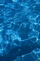 Blau Wasser im ein Schwimmen Schwimmbad foto