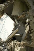 fotografisch Dokumentation von das verheerend Erdbeben im zentral Italien foto