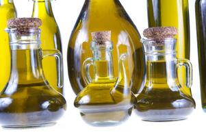 verschiedene Typen von Olive Öl foto
