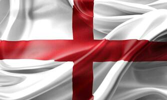 England-Flagge - realistische wehende Stoffflagge foto