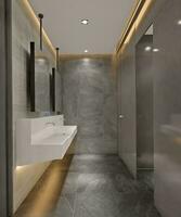 mühelos Schönheit zeitlos Badezimmer Innere Design Ideen zum ein klassisch Raum 3d Rendern foto