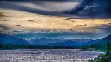 Natur und Szenen rund um Flathead National Forest montana foto