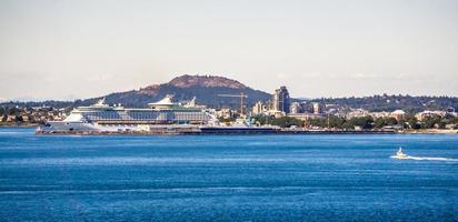 Aussicht vom Kreuzfahrtterminal Ogden Point in Victoria bc.canada foto