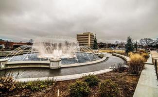 Rock Hill South Carolina Downtown dekoriert foto