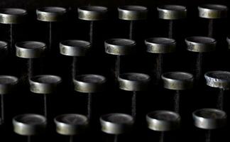 Vintage-Schreibmaschinen-Detail foto