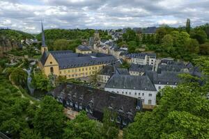 alt Stadt, Dorf Luxemburg Stadt von oben Aussicht foto