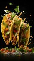 ai generativ ein Foto von Tacos