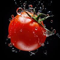 ai generativ ein Foto von Tomate