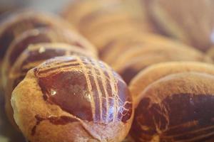 Konditorei, Backwaren, Bäckerei und Bäckerei, Frischgebäck foto