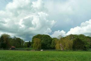 Herrlich niedrig Winkel Aussicht von lokal Öffentlichkeit Park von Luton England Vereinigtes Königreich foto