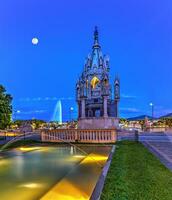 Braunschweig Monument und Brunnen, Genf, Schweiz, hdr foto