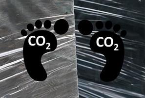 CO2-Fußabdruck, Konzept der CO2-Neutralität foto