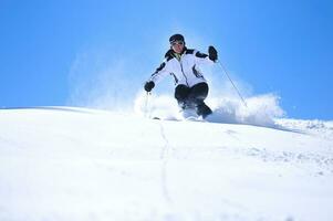 Winzerfrau Ski foto