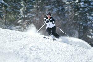 Winzerfrau Ski foto