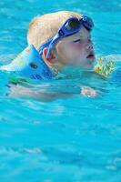 Spaß im Schwimmbad foto