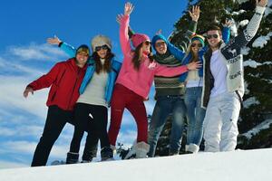 Winterspaß mit Jugendgruppe foto