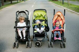 Babys im Park foto