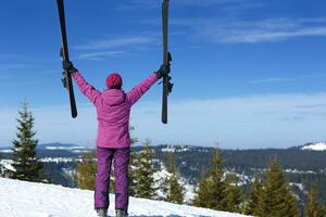 Winterfrau Ski foto