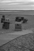 Langeoog Insel im das Norden Meer foto