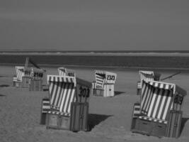 Sommer- Zeit beim das Deutsche Norden Meer foto