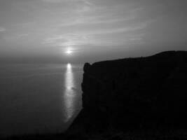 das Insel von Helgoland im das Norden Meer foto