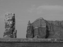 Insel Helgoland in der Nordsee foto