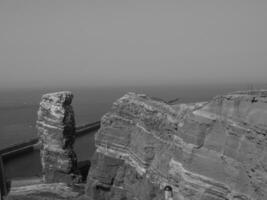 Insel Helgoland in der Nordsee foto