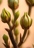 Knospe Blume im Natur Garten foto