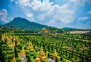 nongnooch Garten Pattaya Thailand, Oktober 10 2020,groß lao chaeng Öffentlichkeit Park, Tourist Flecken im Thailand, Reise im Thailand. foto