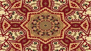 ethnisches authentisches Teppichkaleidoskop foto