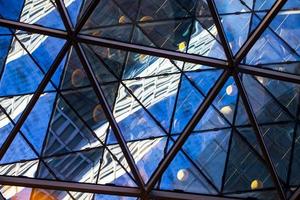 abstrakte Glasgebäude Türme Geschäftsstruktur foto