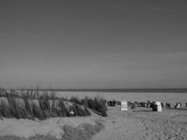 Deutsche Insel im das Norden Meer foto