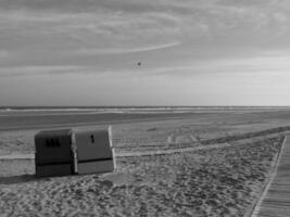 Deutsche Insel im das Norden Meer foto