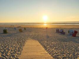 Langeoog im th Norden Meer foto